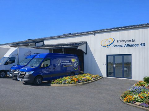 Livraison express avec les Transports France Alliance 50